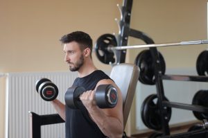 man working out